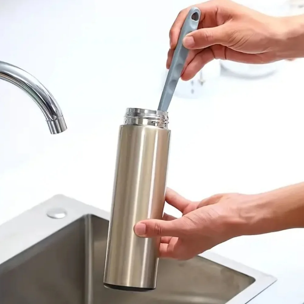 Long Cup Cleaning Brush - Gray
